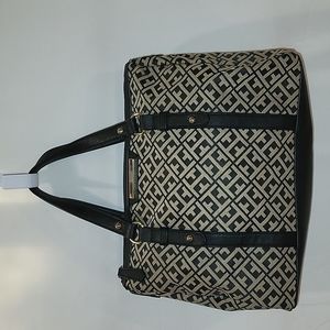 Black and Tan Tommy Hilfiger Handbag